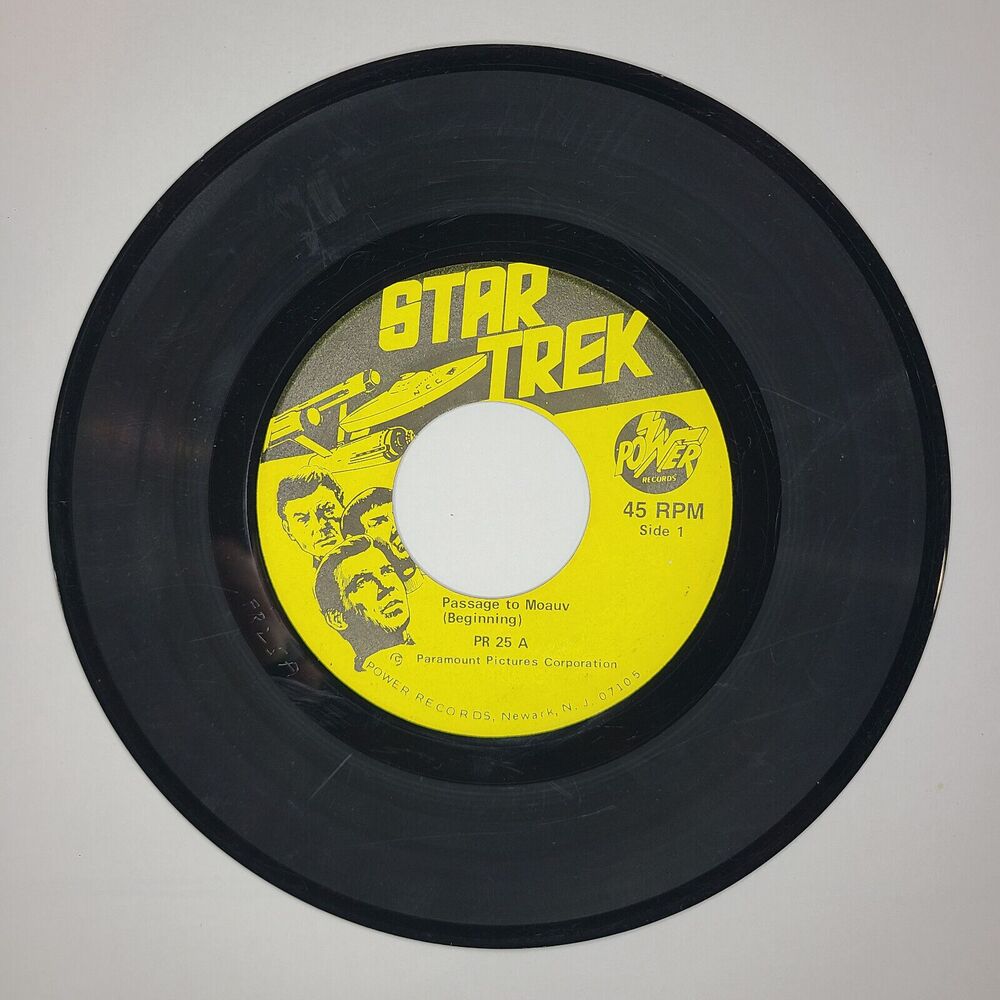 Star Trek - Passage To Moauv 1975 7" PR-25 45 RPM Record Only